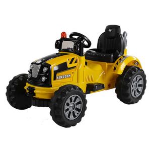 Kijana tracteur électrique jaune sans seau Toutes les voitures pour enfant Voiture électrique enfant