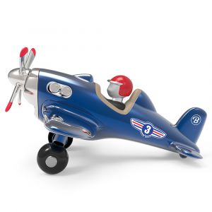 Baghera avion de chasse jouet pour enfant bleu
