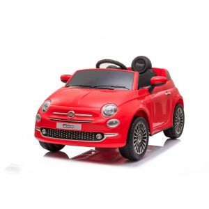 Voiture enfant électrique Fiat 500 rouge