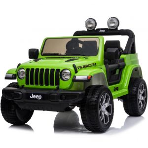 Voiture électrique pour enfants Jeep Wrangler rubicon vert