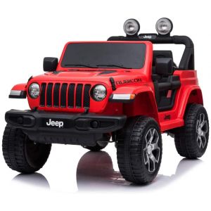 Jeep Wrangler voiture électrique pour enfants rouge