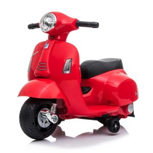 Vespa mini scooter électrique enfants rouge