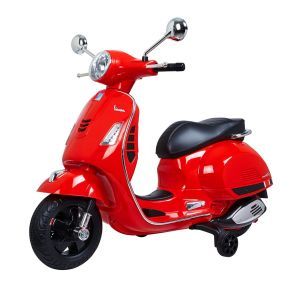 Vespa GTS scooter enfant rouge