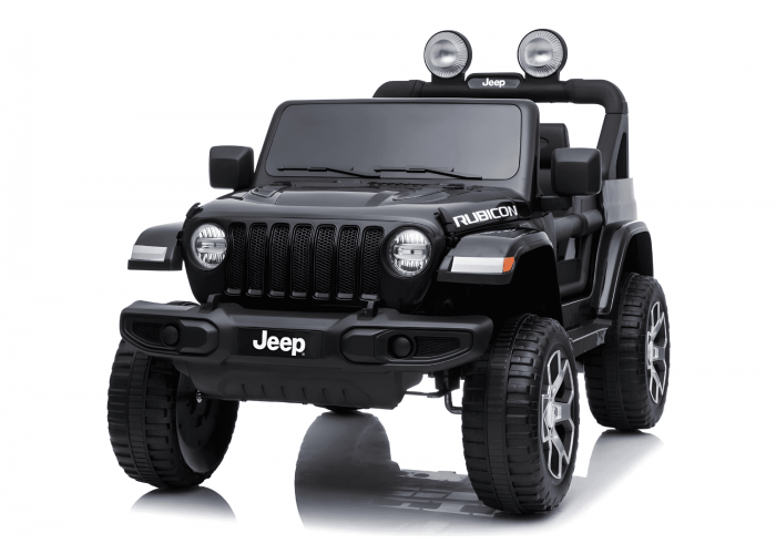 Voiture pour Enfant Jeep Wrangler Rubicon 12V - Noire