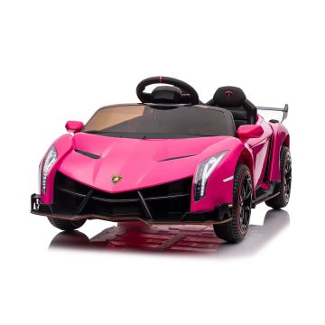 Lamborghini Veneno voiture électrique pour enfants rose