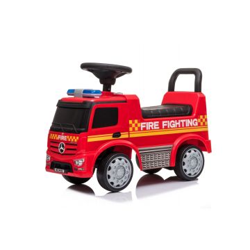 Trotteur Camion de pompiers Mercedes Antos pour Enfants - Rouge
