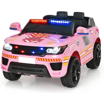 Kijana Police Electric Voiture pour enfants Land Rover Rose