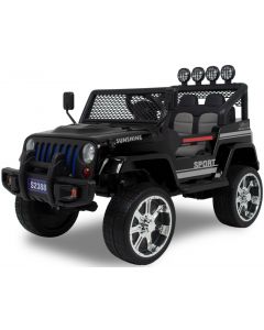 Jeep voiture pour enfant Monster noire